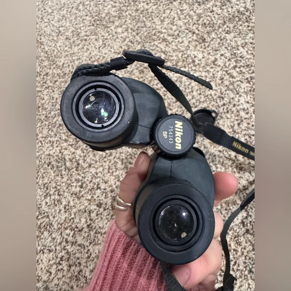 Nikon Prostaff 12x25 Black Binoculars with Carrying Pouch